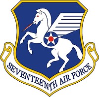 U.S. 17th Air Force, эмблема - векторное изображение