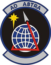 Vector clipart: U.S. 1st Space Launch Squadron, emblem