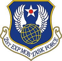 Vector clipart: U.S. 21st Expeditionary Mobility Task Force, emblem