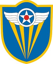 U.S. 4th Air Force, patch - векторное изображение