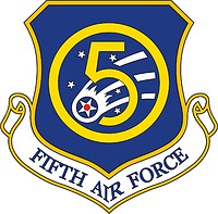 U.S. 5th Air Force, emblem - vector image