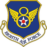 U.S. 8th Air Force, emblem - vector image