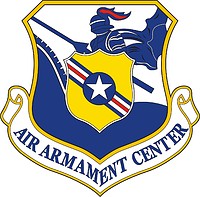 U.S. Air Armament Center, emblem - vector image