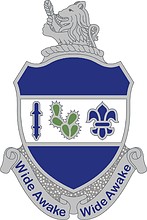 Векторный клипарт: U.S. Army 151st Infantry Regiment, эмблема (знак различия)