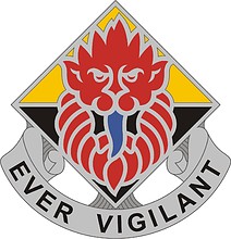 Vector clipart: U.S. Army 18th Military Police Brigade, distinctive unit insignia