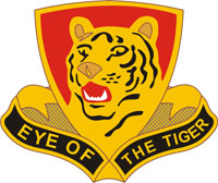 Векторный клипарт: U.S. Army 219th Battlefield Surveillance Brigade, эмблема (знак различия)