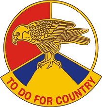 Векторный клипарт: U.S. 79th Army Reserve Command, эмблема (знак различия)