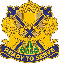 Векторный клипарт: U.S. 87th Army Reserve Support Command, эмблема (знак различия)