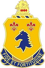 U.S. Army 102nd Armor Regiment, эмблема (знак различия)