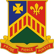 U.S. Army 127th Armor Regiment, эмблема (знак различия)