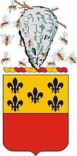 Vector clipart: U.S. Army 196th Armor Regiment, coat of arms