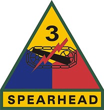U.S. Army 3rd Armored Division, нарукавный знак