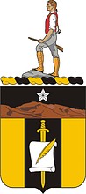 Vector clipart: U.S. Army 410th Civil Affairs Battalion, coat of arms