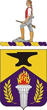 Vector clipart: U.S. Army 412th Civil Affairs Battalion, coat of arms