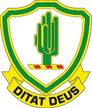 Vector clipart: Arizona State Area Command, distinctive unit insignia