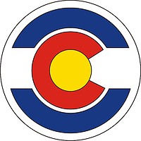 Векторный клипарт: Colorado State Area Command, нарукавный знак