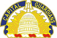 Vector clipart: Columbia District Area Command, distinctive unit insignia