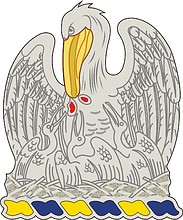 Vector clipart: Louisiana State Area Command, distinctive unit insignia