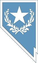 Nevada State Area Command, shoulder sleeve insignia - vector image