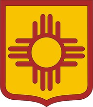 Vector clipart: New Mexico State Area Command, shoulder sleeve insignia