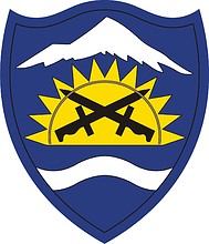 Векторный клипарт: Oregon Army National Guard, Joint Force Headquarters, нарукавный знак