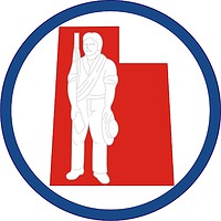 Векторный клипарт: Utah State Area Command, нарукавный знак