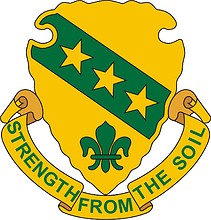 Векторный клипарт: North Dakota State Area Command, эмблема (знак различия)