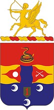 U.S. Army 6th Field Artillery Regiment, герб - векторное изображение