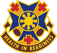 Vector clipart: U.S. Army 810th Field Hospital, distinctive unit insignia
