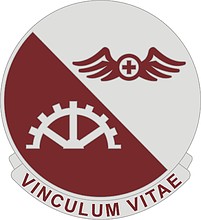 Векторный клипарт: U.S. Army 405th Combat Support Hospital, эмблема (знак различия)