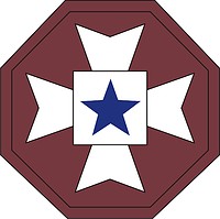 U.S. Army Medical Command Europe, shoulder sleeve insignia - vector image