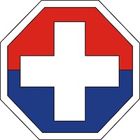 Векторный клипарт: U.S. Army Medical Command Korea, нарукавный знак