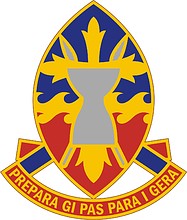 Векторный клипарт: U.S. Army 203rd Regiment, эмблема (знак различия)