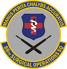 Векторный клипарт: U.S. Air Force 88th Surgical Operations Squadron, эмблема