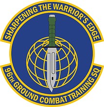 Векторный клипарт: U.S. Air Force 96th Ground Combat Training Squadron_1