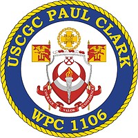 U.S. Coast Guard USCGC Paul Clark (WPC 1106), emblem of cutter