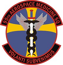 Vector clipart: U.S. Air Force 95th Aerospace Medicine Squadron, emblem