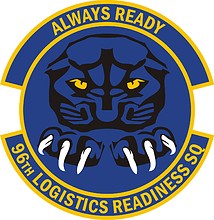 Vector clipart: U.S. Air Force 96th Logistics Readiness Squadron, emblem