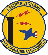 Vector clipart: U.S. Air Force 96th Operations Support Squadron, emblem