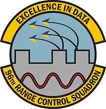 Vector clipart: U.S. Air Force 96th Range Control Squadron, emblem