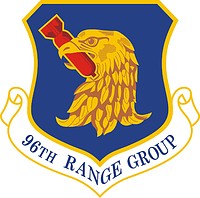 Vector clipart: U.S. Air Force 96th Range Group, emblem