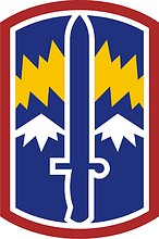 U.S. Army 171st Infantry Brigade, нарукавный знак - векторное изображение