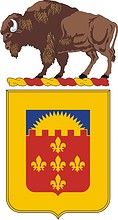 U.S. Army 349th Armored Field Artillery Battalion, герб - векторное изображение