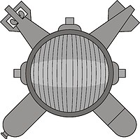 Векторный клипарт: U.S. Navy rating insignia, Explosive Ordnance Disposal Technician (EOD)