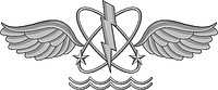 U.S. Navy rating insignia, Naval Aircrewman (AW) - векторное изображение