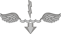 Vector clipart: U.S. Navy rating insignia (discontinued), Aviation Antisubmarine Warfare Technician (AX), Aviation Fire Control Technician (AQ)