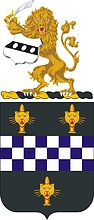 U.S. Army 128th Support Battalion, coat of arms - vector image