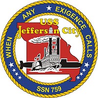 U.S. Navy USS Jefferson City (SSN-759), crest