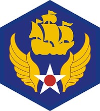 U.S. 6th Air Force, patch - vector image