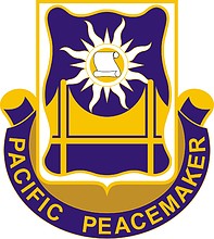 U.S. Army 445th Civil Affairs Battalion, distinctive unit insignia - vector image